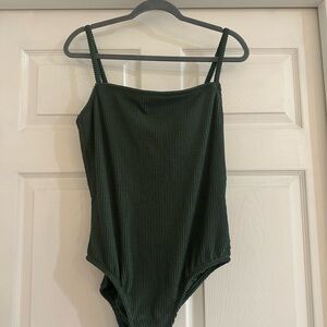 Target Dark Green Women Swim One Piece